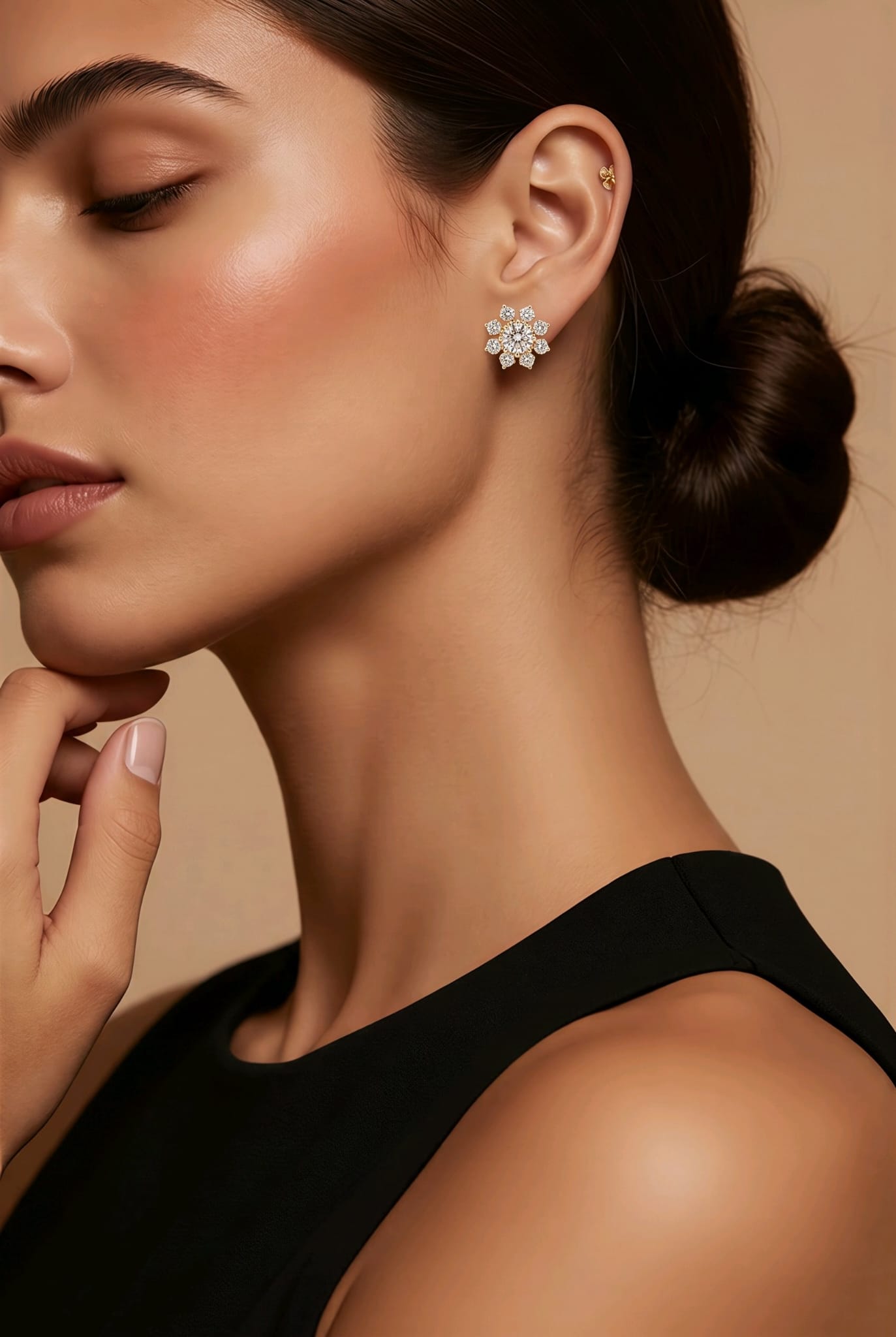Astrid Cluster Stud Earrings