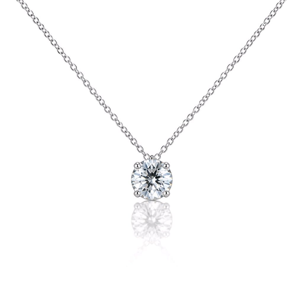 Astrid Solitaire Pendant — colgante de diamante lab-grown listo para enviar